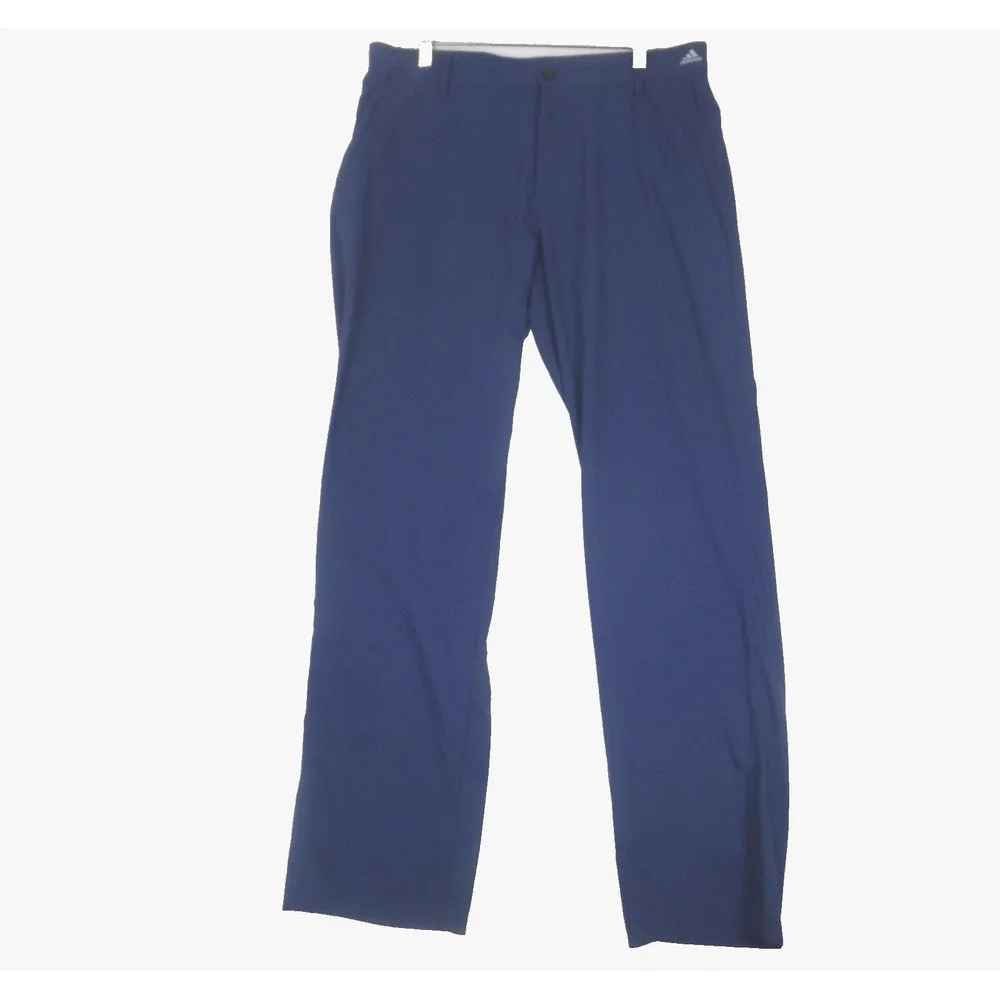 Adidas Pants Mens 32‎ x 32 Blue Chino Straight Fit Adizero Performance Golf